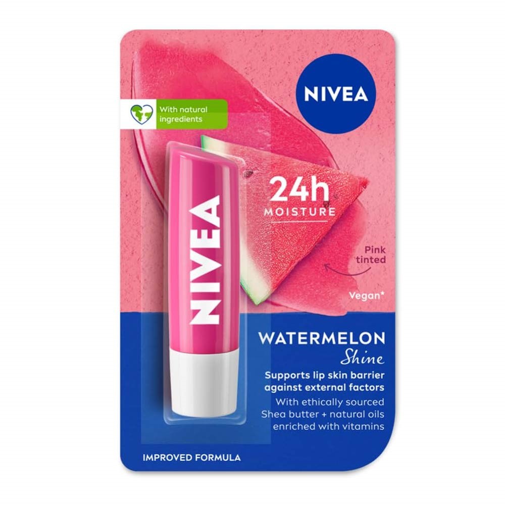 NIVEA Watermelon Shine Lip Balm مرطب الشفاه من نيفيا