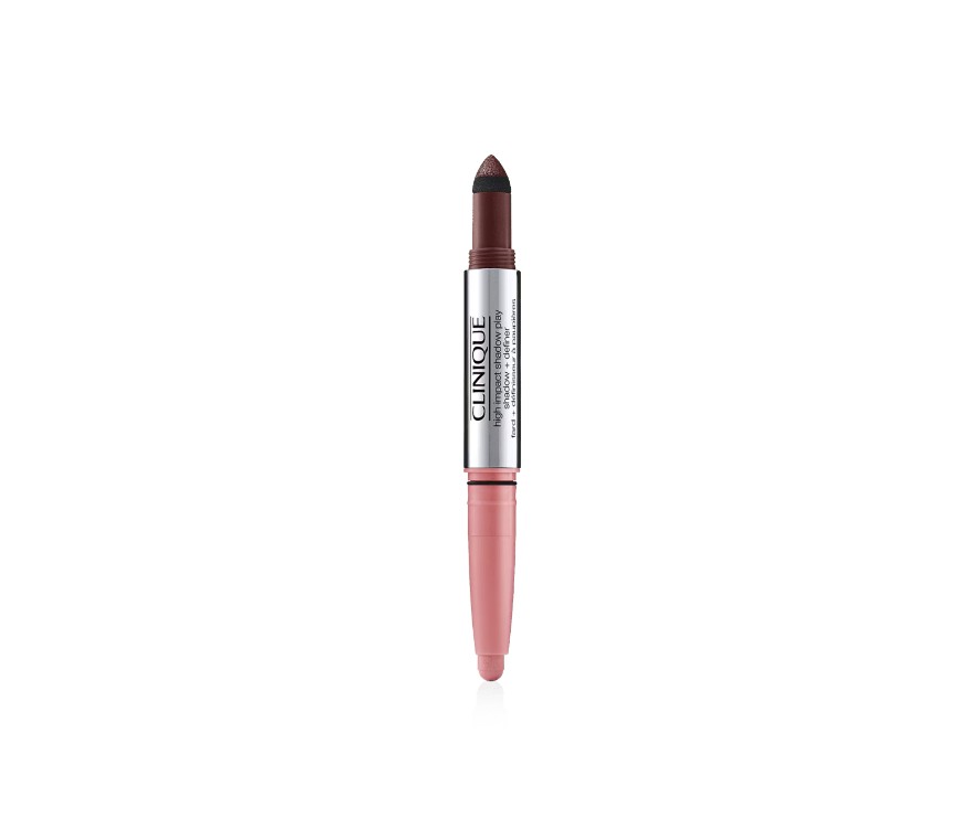 CLINIQUE High Impact Shadow Play™ Shadow + Definer - 11 Black Honey/Pink Honey قلم ضلال العيون بطرفين من كلينيك