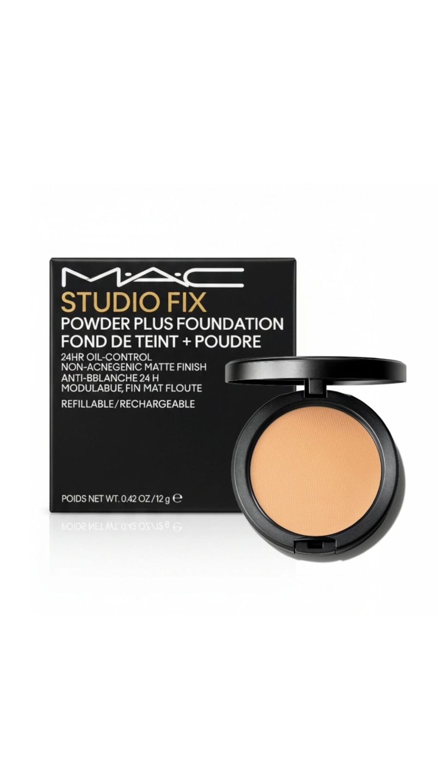 MAC STUDIO FIX POWDER PLUS FOUNDATION  24 HR OIL CONTROL ماك ستوديو فيكس باودر  بلس فونديشن يدوم 24 ساعة
