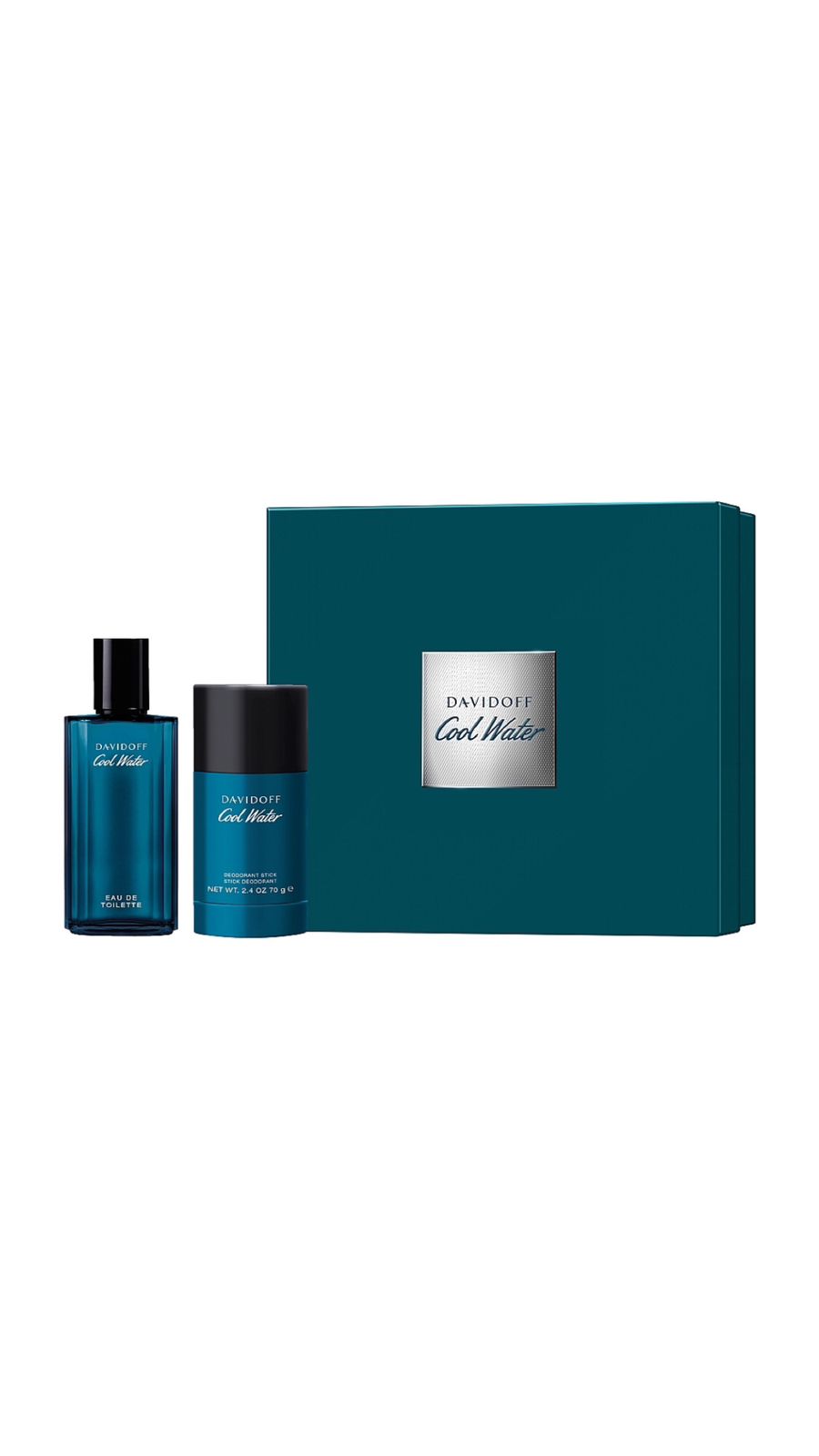 DAVIDOFF COOL WATER BUO GIFT SET مجموعة للرجال من دافيدوف عطر + مزيل تعرق