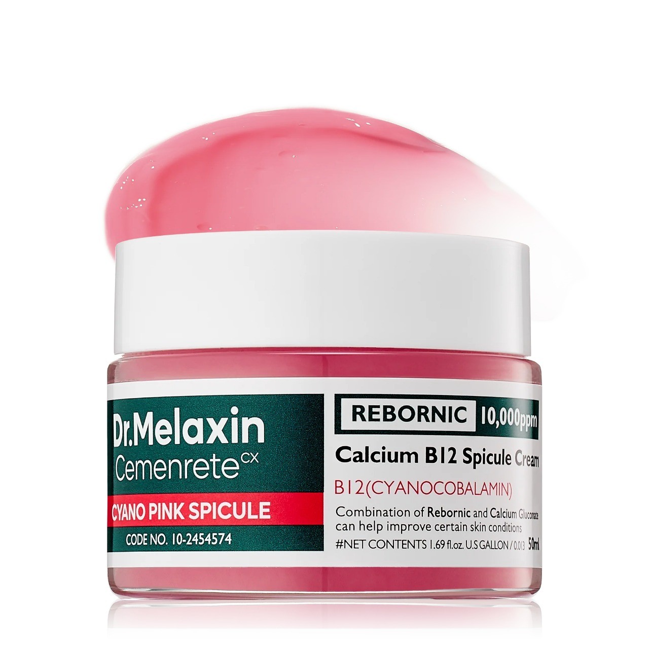 DR.MELAXIN Calcium Cyano Pink Spicule cream 50ml دكتور ميلاكسين كريم وردي بفيتامين b12