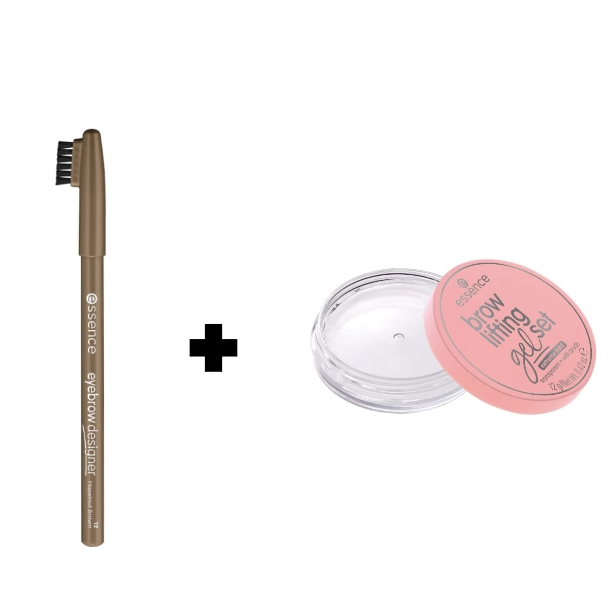 ESSENCE Eyebrow Special Offer - 12 hazelnut brown أيسنس مجموعة الحواجب بعرض خاص