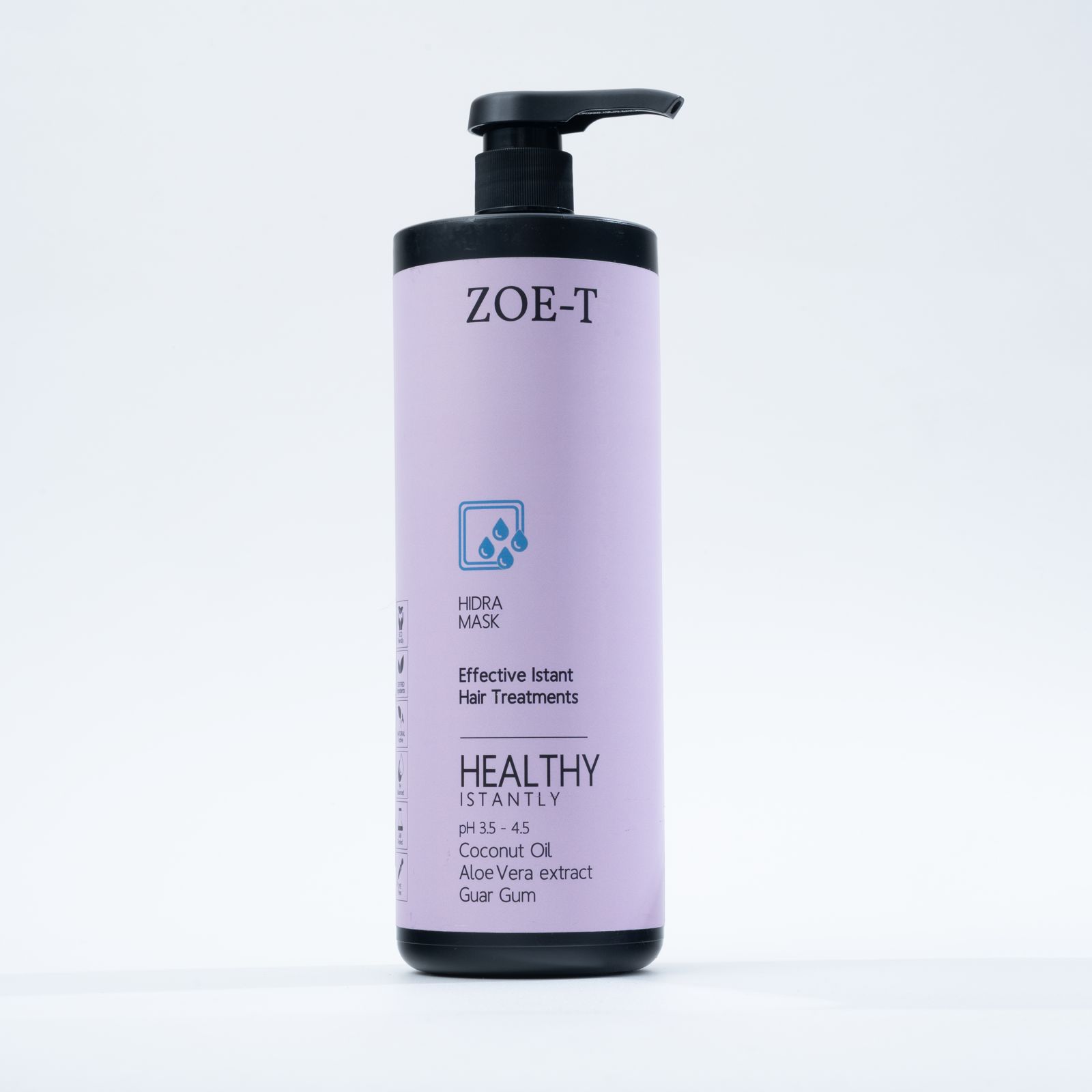 ZOE-T  HIDRA MASK Effective ISTANT HAIR TREATMENTS 1000ml زوي-تي ماسك مرطب للشعر