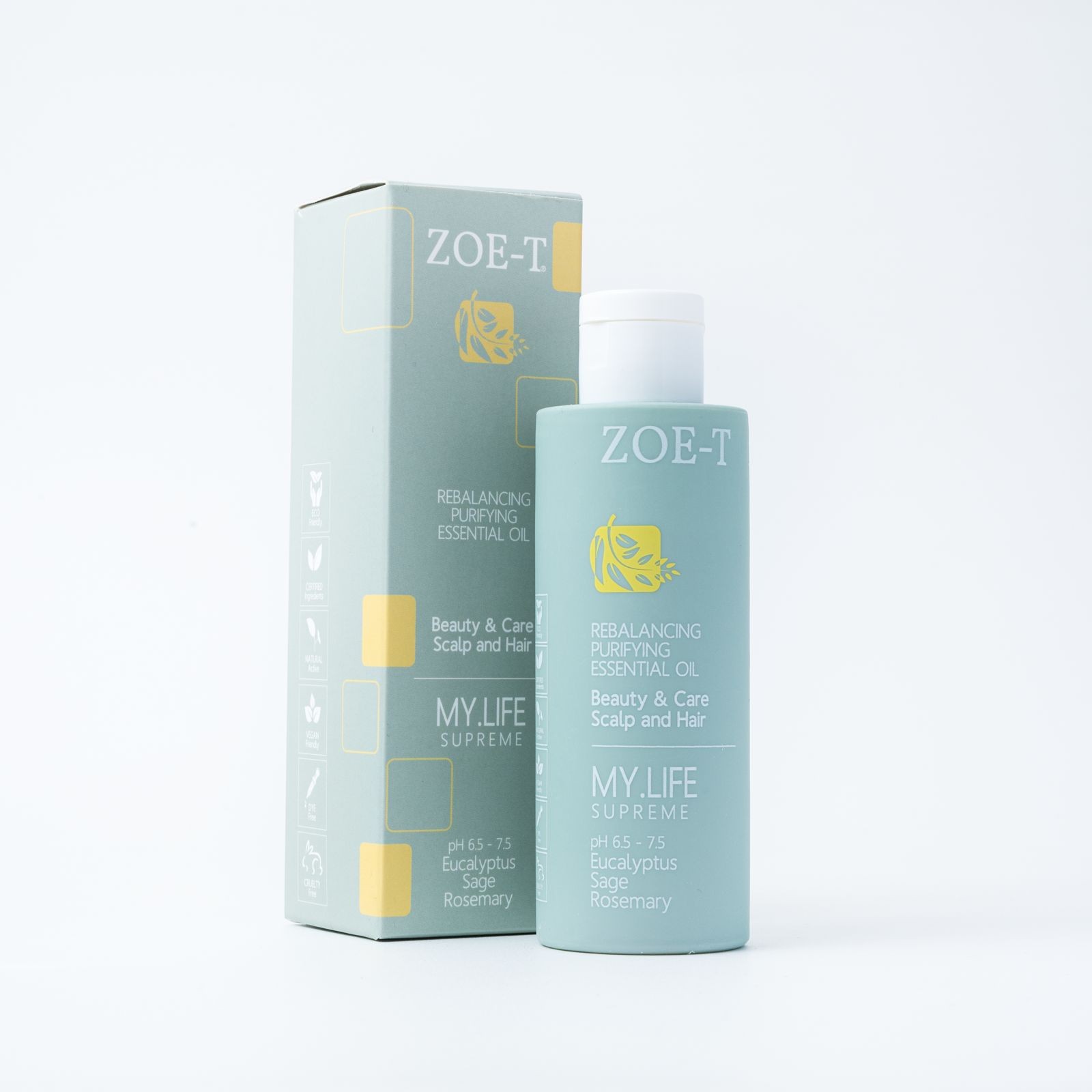 ZOE-T Rebalance Purifying Essential Oil 125ml زيت زوي تي العطري المنقي لإعادة التوازن الشعر