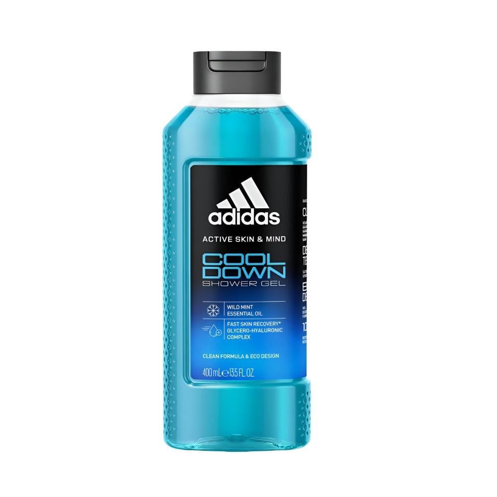 ADIDAS ACTIVE SKIN & MIND COOL DOWN SHOWER GEL 400ml اديداس جل استحمام