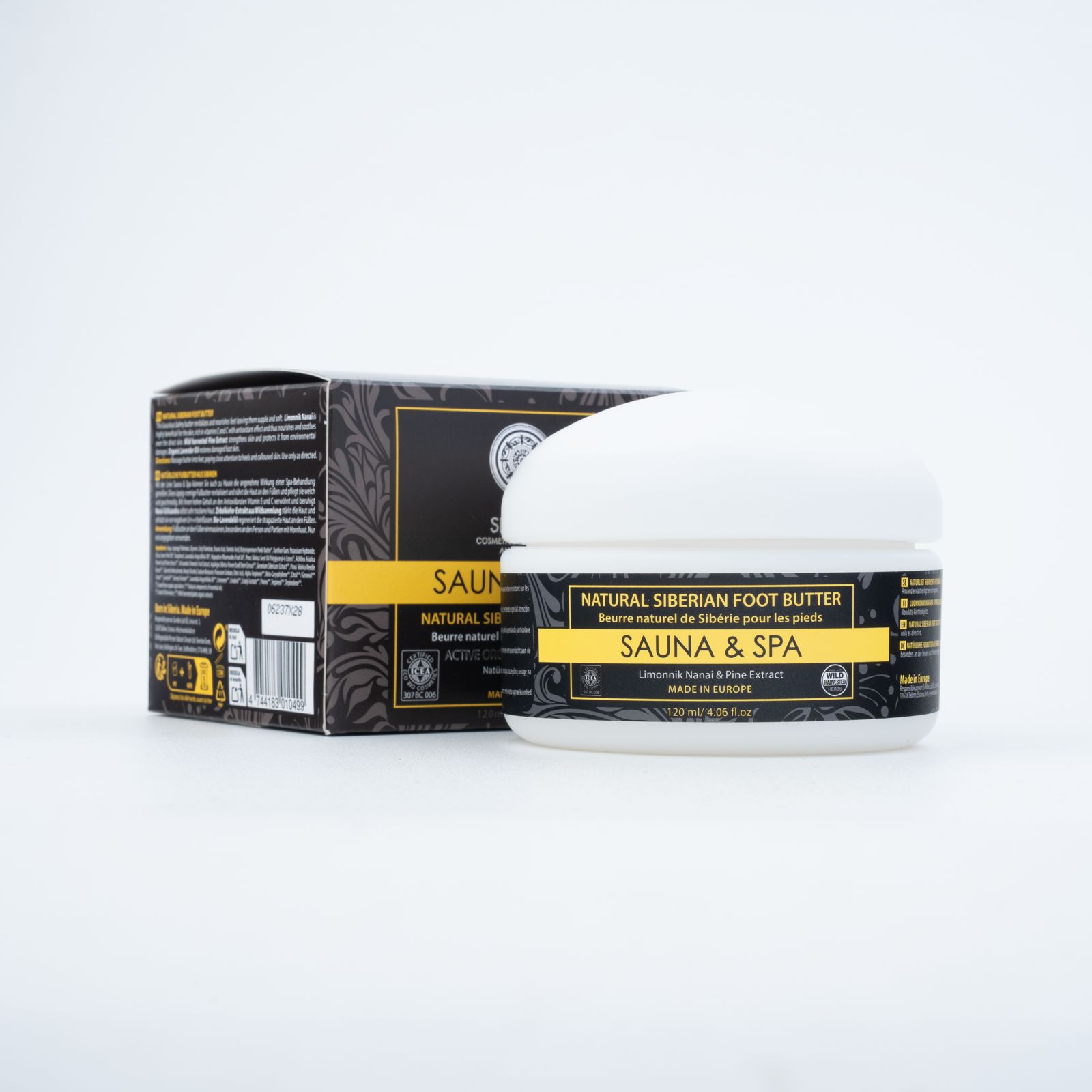 NATURA SIBERICA Sauna & Spa Natural Siberian Foot Butter 120ml ناتشورا سايبيريكا ساونا وسبا زبدة القدم السيبيرية الطبيعية