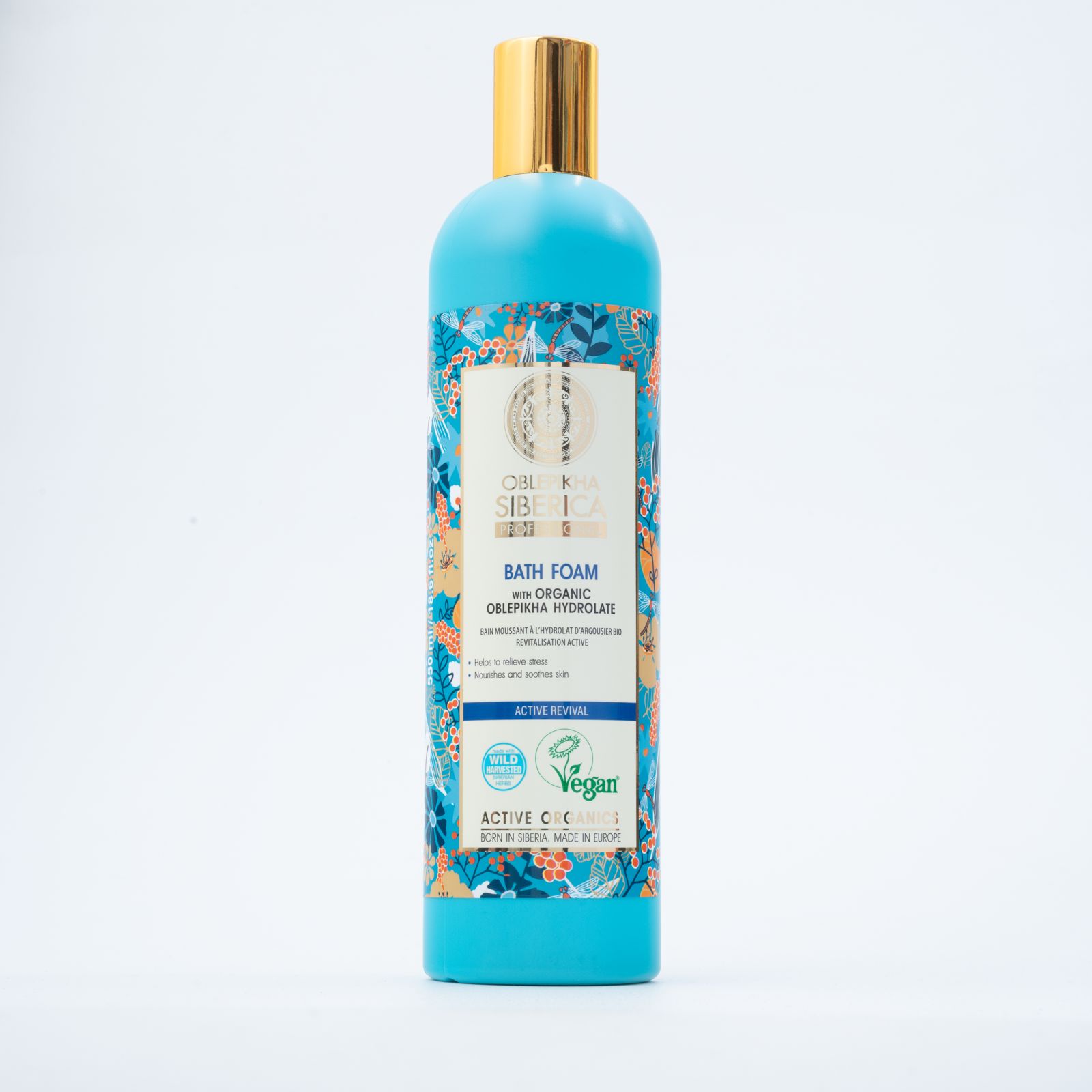 NATURA SIBERICA Oblepikha Bath Foam 550ml غسول استحمام رغوي