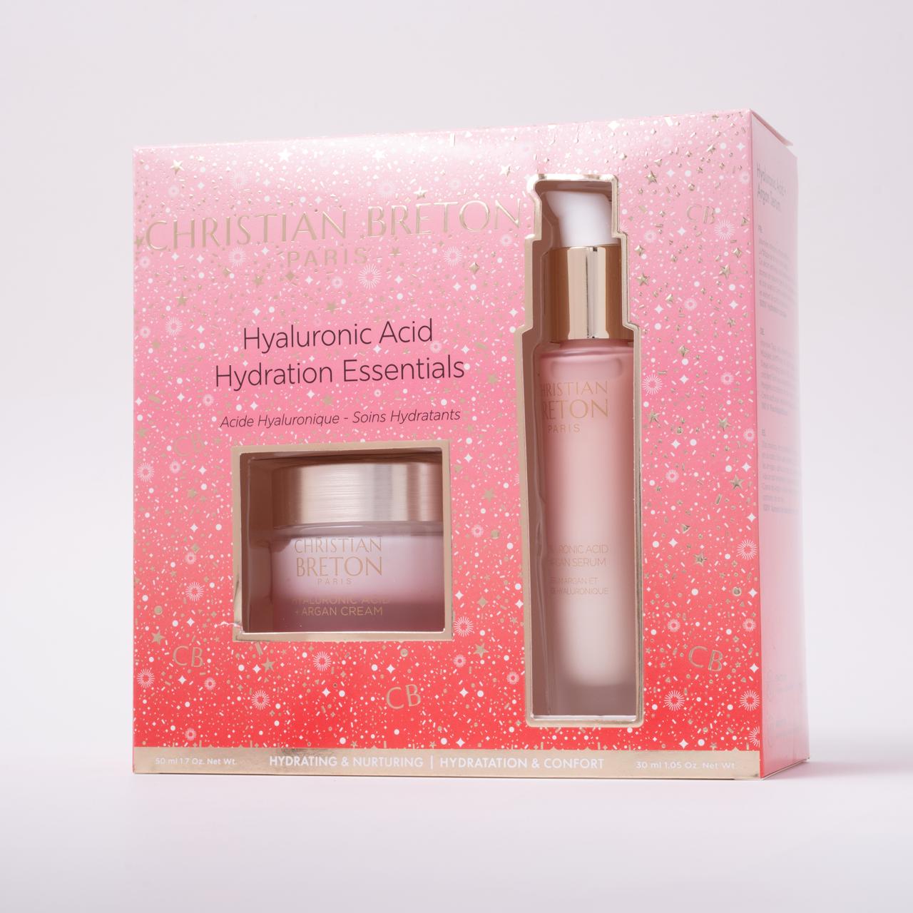 CHRISTIAN BRETON PARIS HYAlURONIC ACID HYDRATION ESSENTIALS مجموعة العناية بالبشرة من كريستيان بريتون