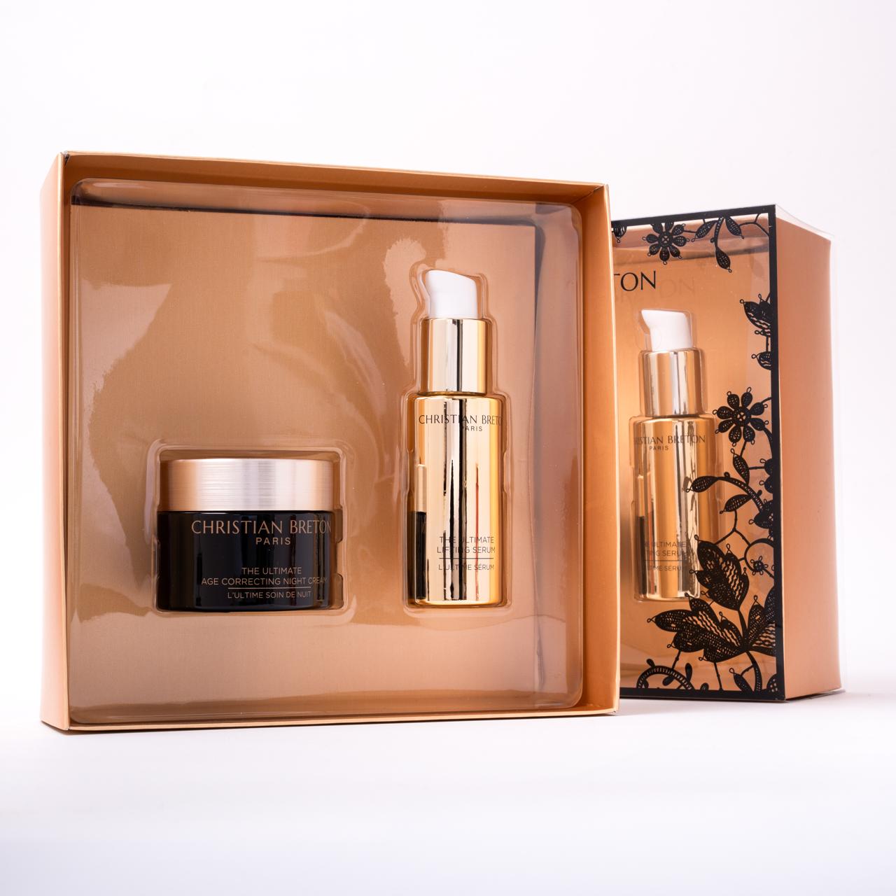 CHRISTIAN BRETON LUXURY COFFRET YOUR CREAM & SERUM كريستيان بريتون مجموعة العناية بالبشرة