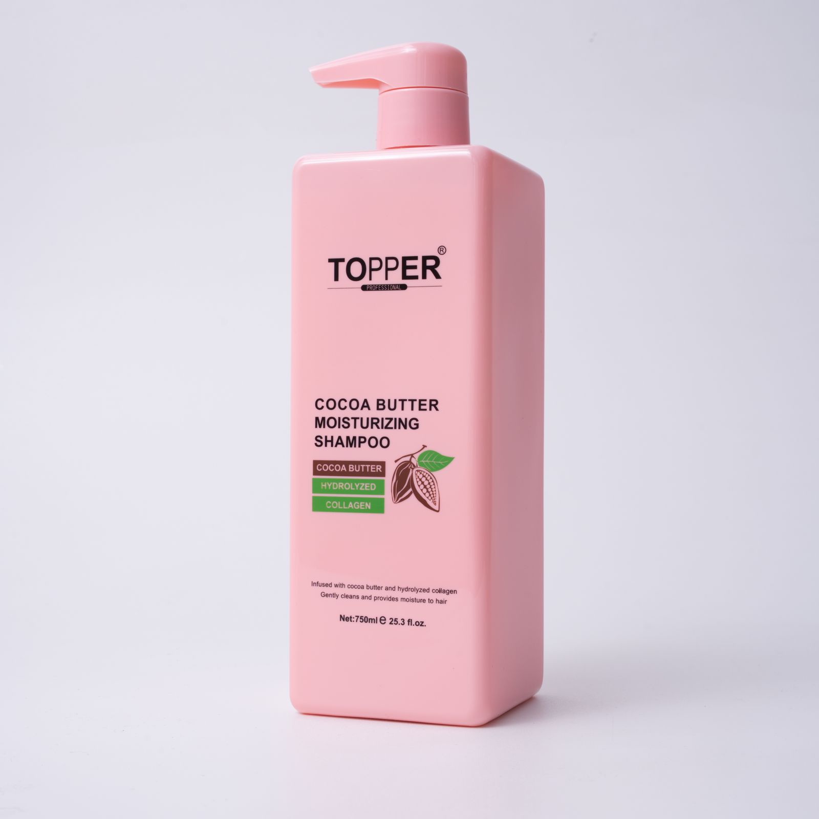 TOPPER COCOA BUTTER MOISTURIZING SHAMPOO 750ml توبر شامبو للشعر التالف