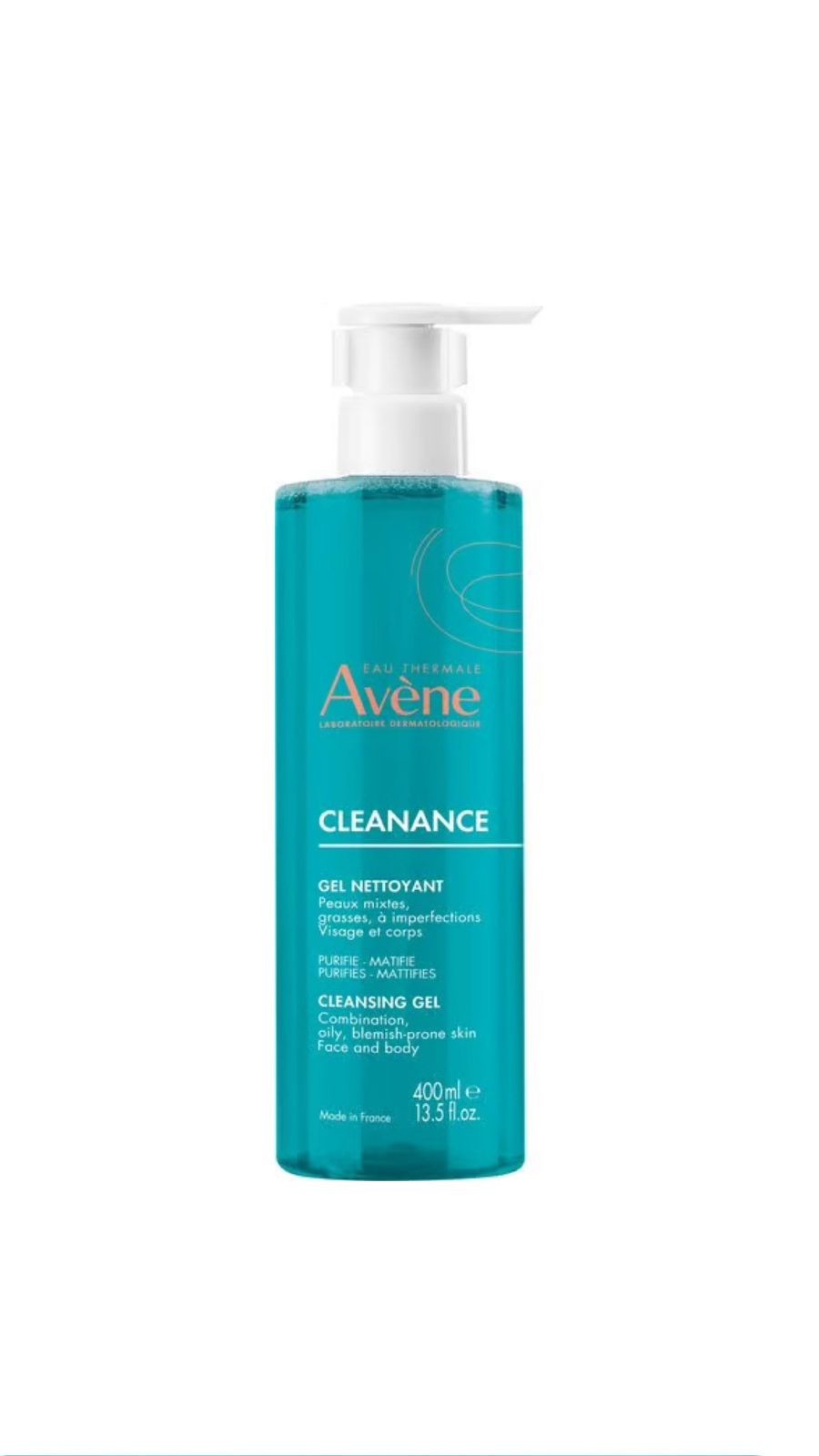 AVÉNE Cleanance Cleansing Gel 400ml غسول جل منظف من أفين