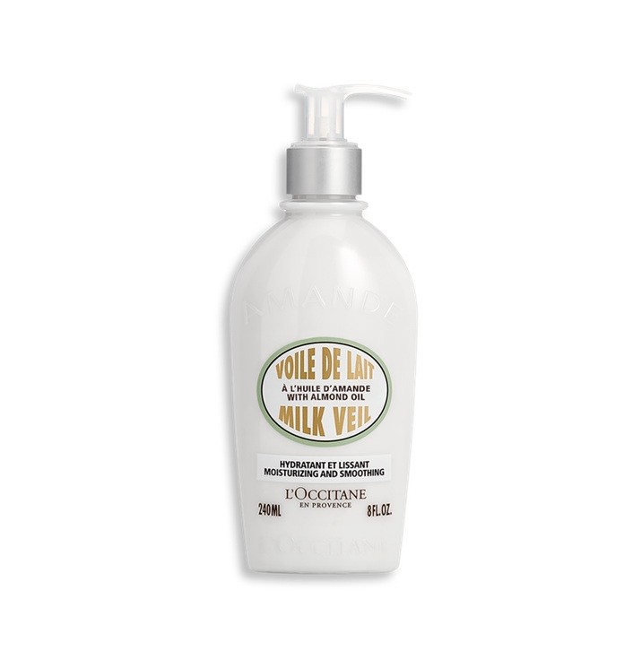 LOCCITANE Almond Milk Veil Body Lotion 240ml  لوشن مرطب للجسم بحليب اللوز