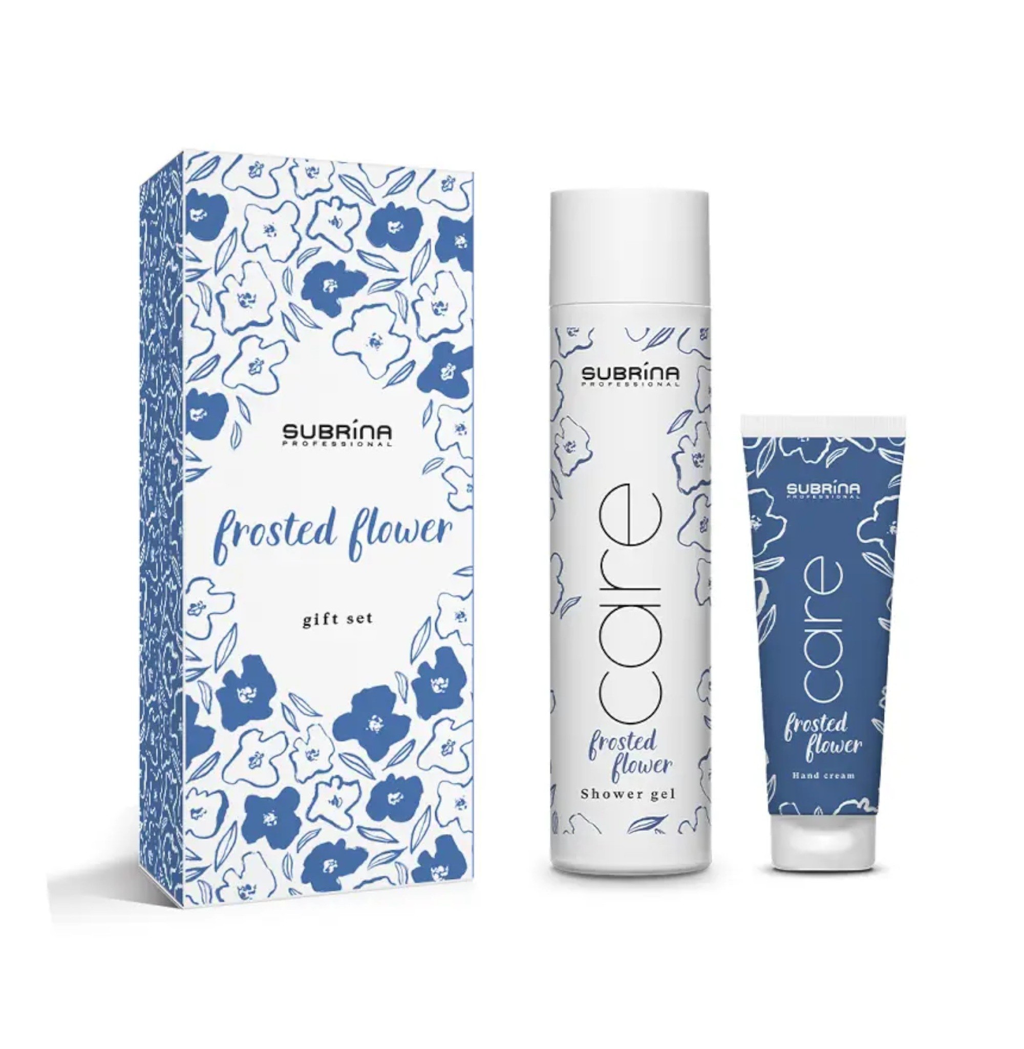 Subrina Professional Frosted Flower Body Care Gift Set مجموعة هدايا العناية بالجسم برائحة الزهور المثلجة من سوبرينا بروفيشنال