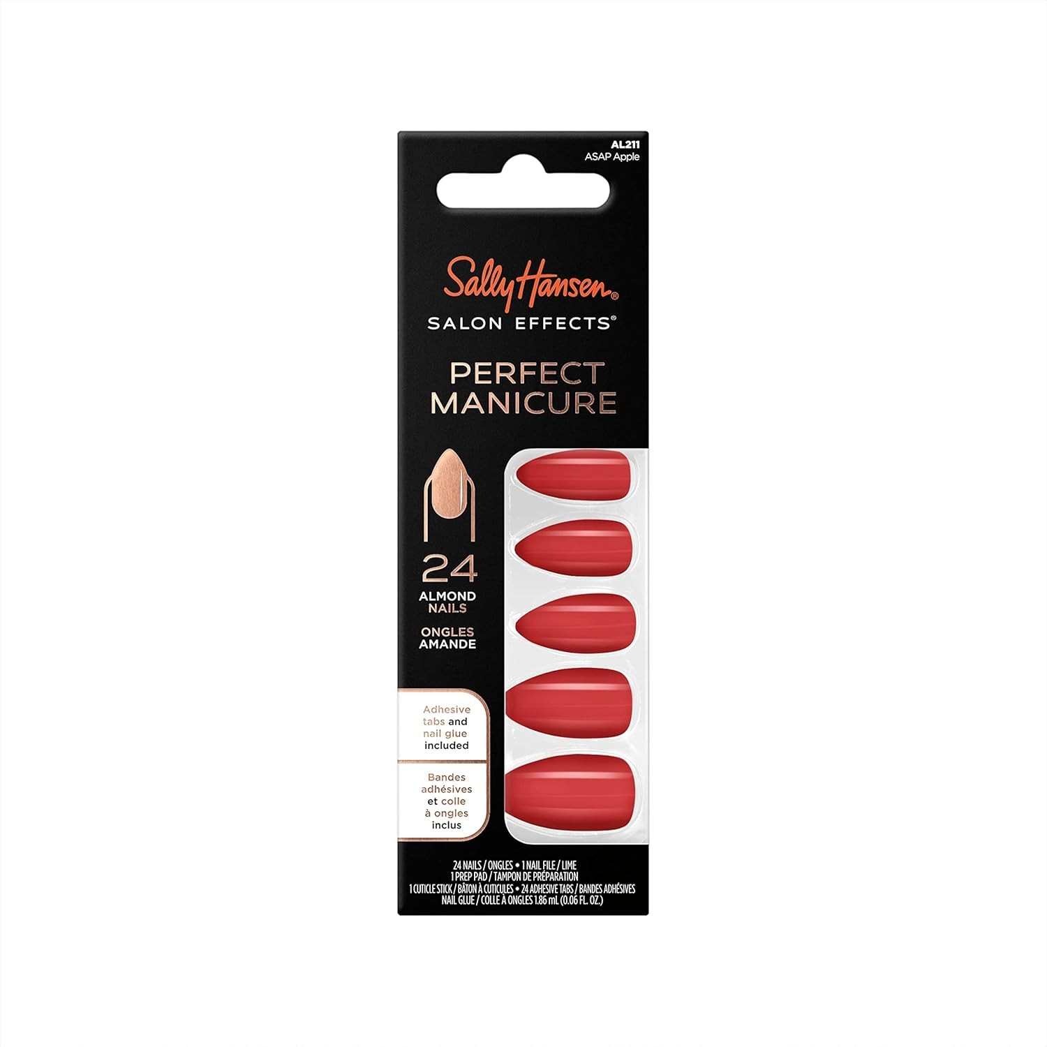 SALLY HANSEN Salon Effects Perfect Manicure 24 Almond Nails  اضافر اصطناعية من سالي هانسين