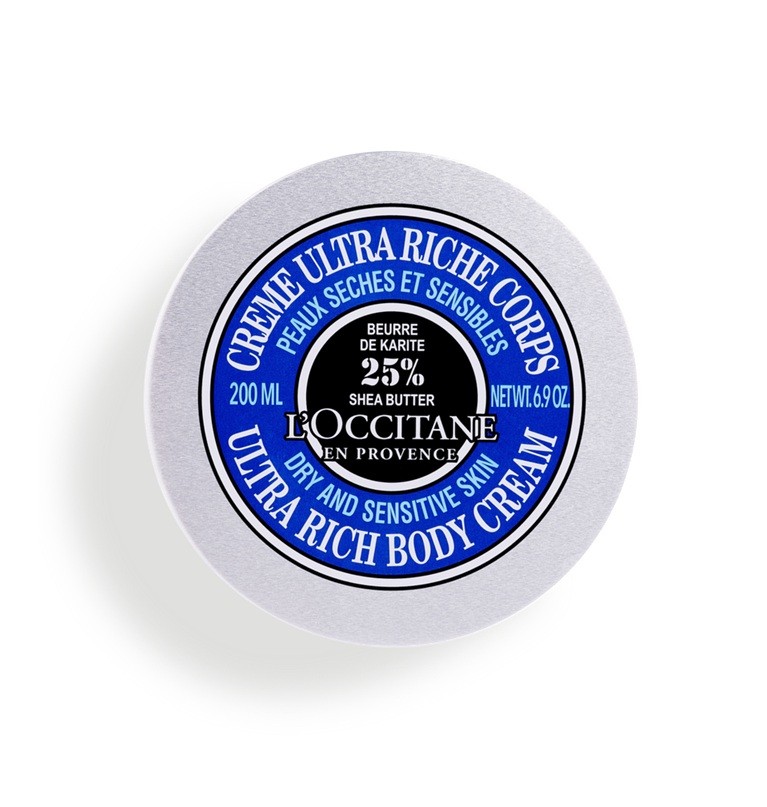 LOCCITANE Shea Butter Ultra Rich Body Cream 200ml  كريم مرطب للجسم بزبدة الشيا