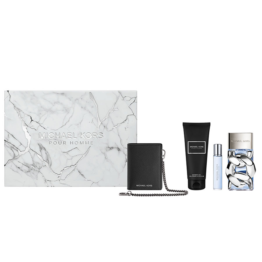 MICHAEL KORS Pour Homme Eau De Parfum 100ml Men's Perfume Set مجموعة هدايا مايكل كورس للرجال