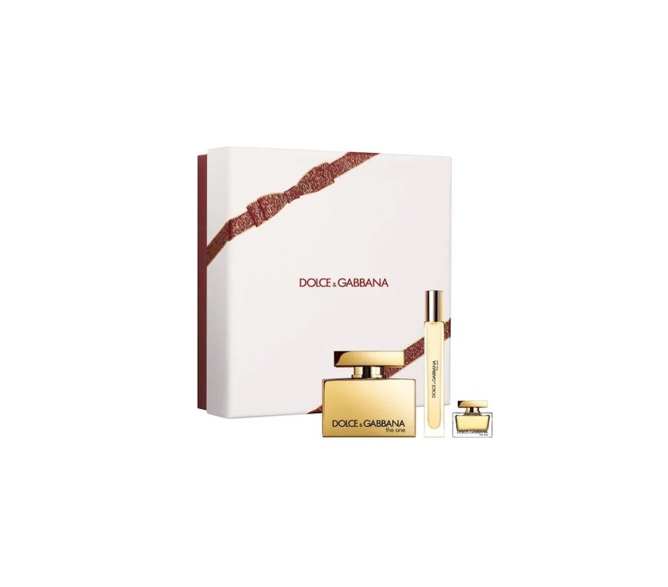 DOLCE & GABBANA The One Gold Intense Edp 75ml Set بكج هدايا عطور من دولجي كابانا للرجال