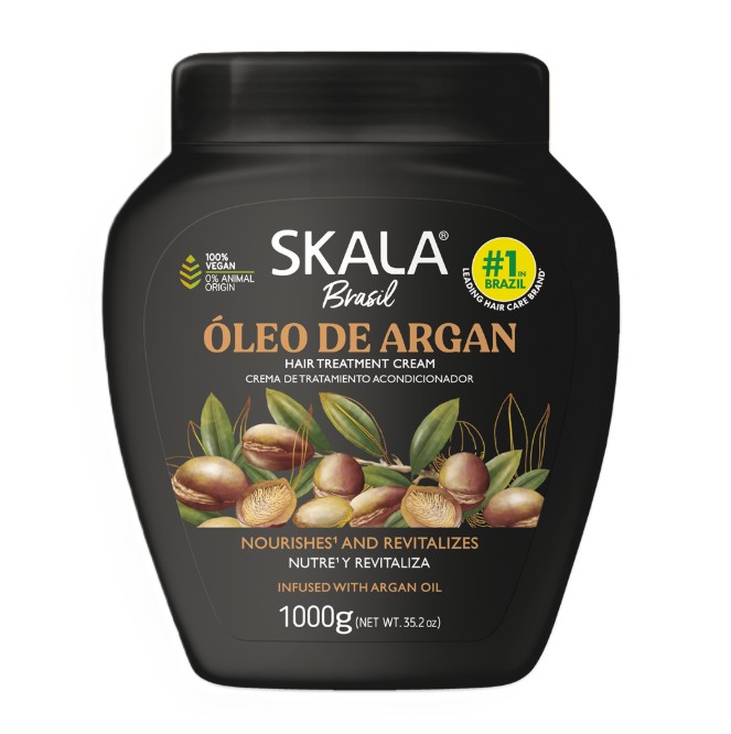 SKALA Óleo de Argan Hair Treatment Cream 1000g كريم للشعر الجاف والباهت بزيت الارغان من سكالا