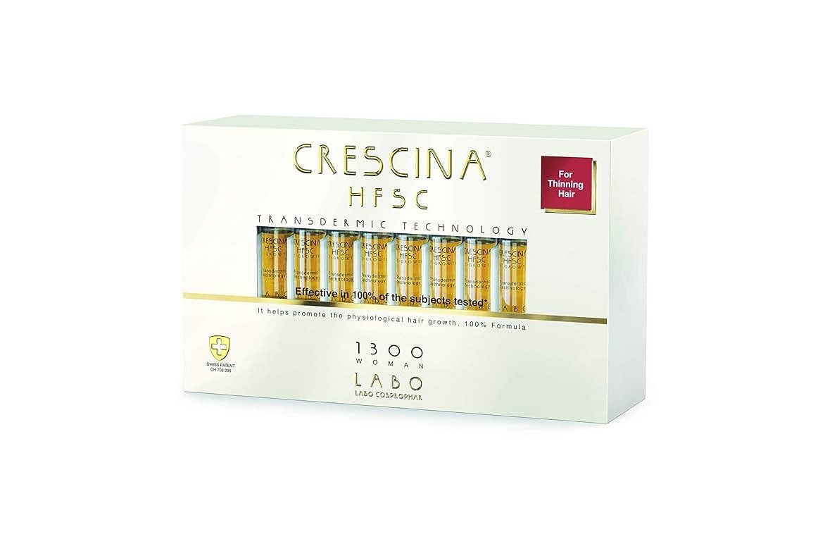 LABO COSPROPHAR CRESCINA TRANSDERMIC HFSC Re-Growth WOMAN 1300 - Ampoules 20  كريسينا انبات الشعر ومعالج لتساقط الشعر للنساء من لابو كوسبروفار