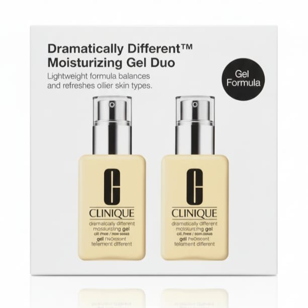 CLINIQEU Different Moisturizing GEL DUO SET 125ml مجموعة مرطب البشرة الثنائي من كلينيك