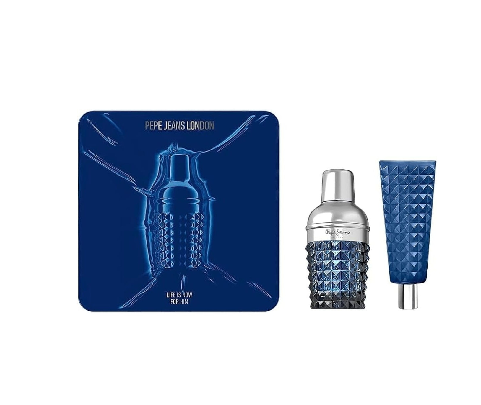 PEPE JEANS Life Is Now For Him Gift Set مجموعة هدايا (عطر + غسول استحمام)