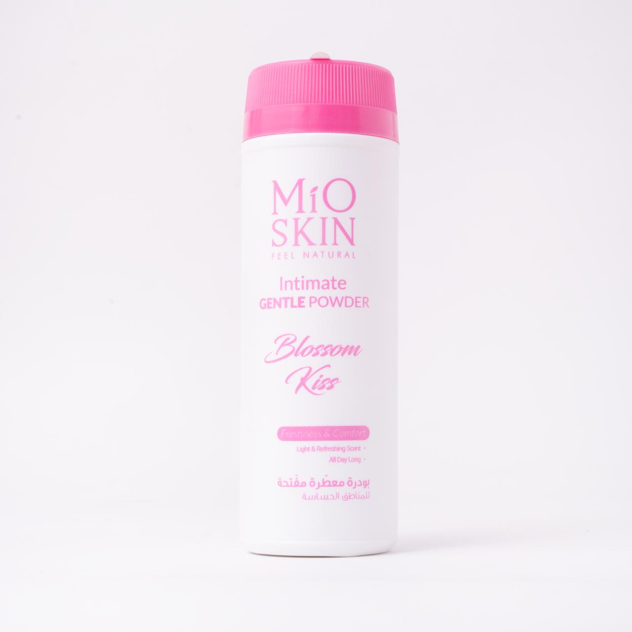 MIO SKIN FEEL NATURAL INTIMATE GENTLE POWDER - BLOSSOM KISS 100g مايو سكن بودرة معطرة ومفتحة للمناطق الحساسة