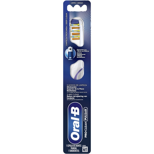 ORAL-B Deep Clean Battery Powerd Pulsar Medium Toothbrush  فرشاة اسنان كهربائية من اورال بي