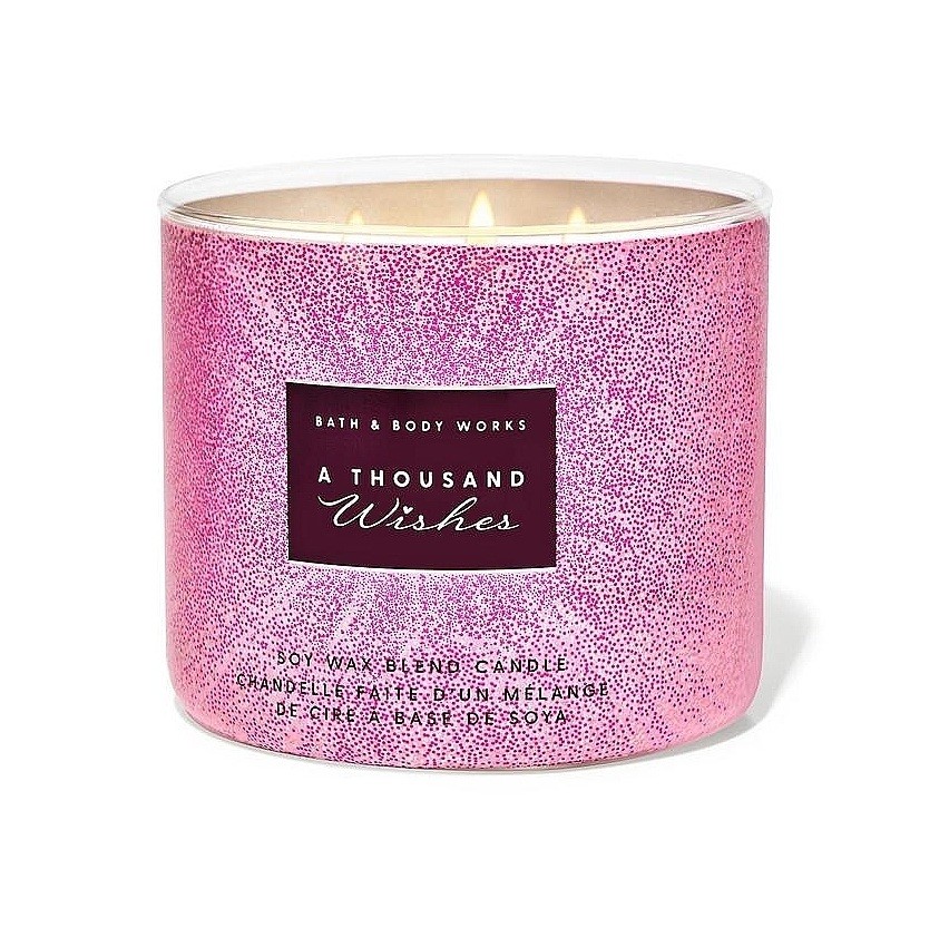 BATH & BODY WORKS  A Thousand Wishes 3-Wick Candle شمعة بثلاثة فتائل من باث اند بدي ووركس