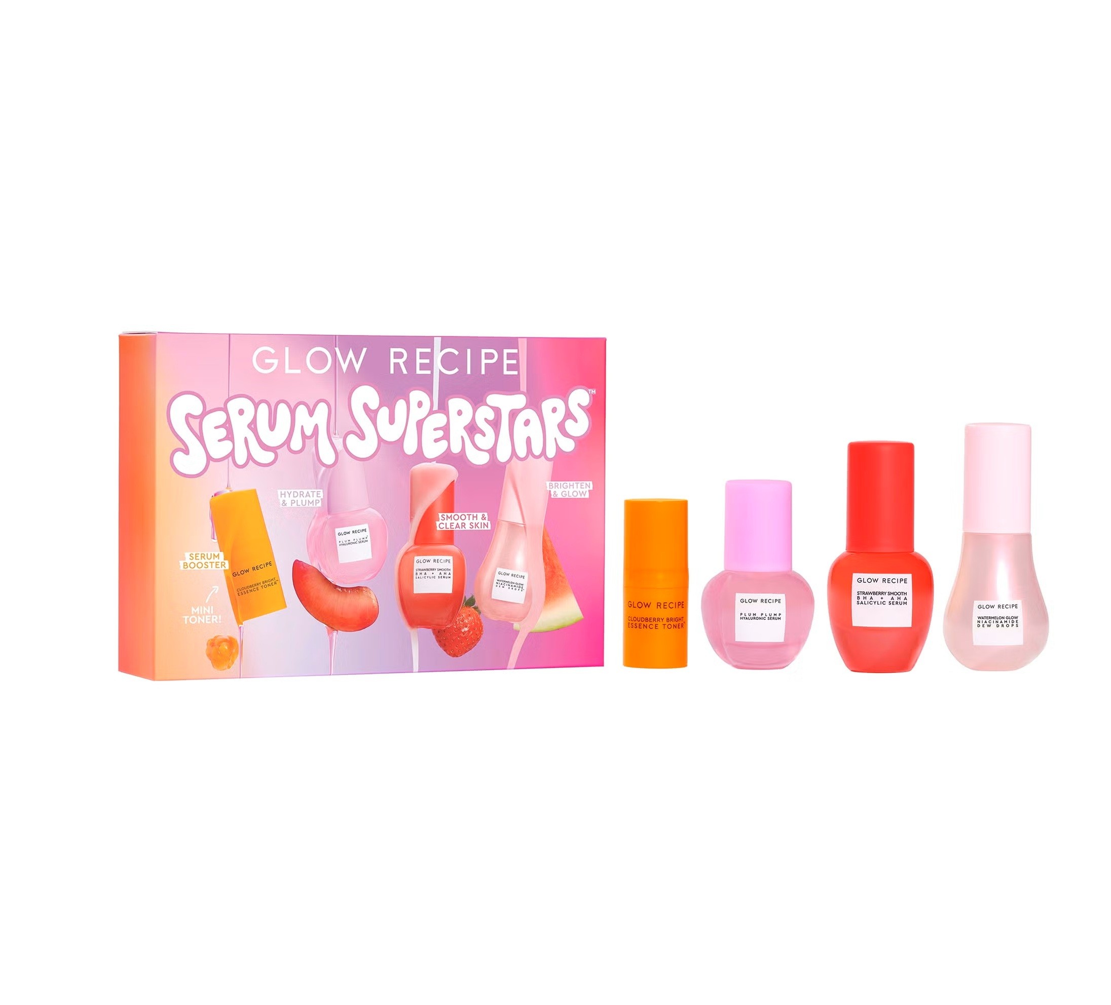 GLOW RECIPE Serum Superstars مجموعة سيرومات من كلو ريسيبي