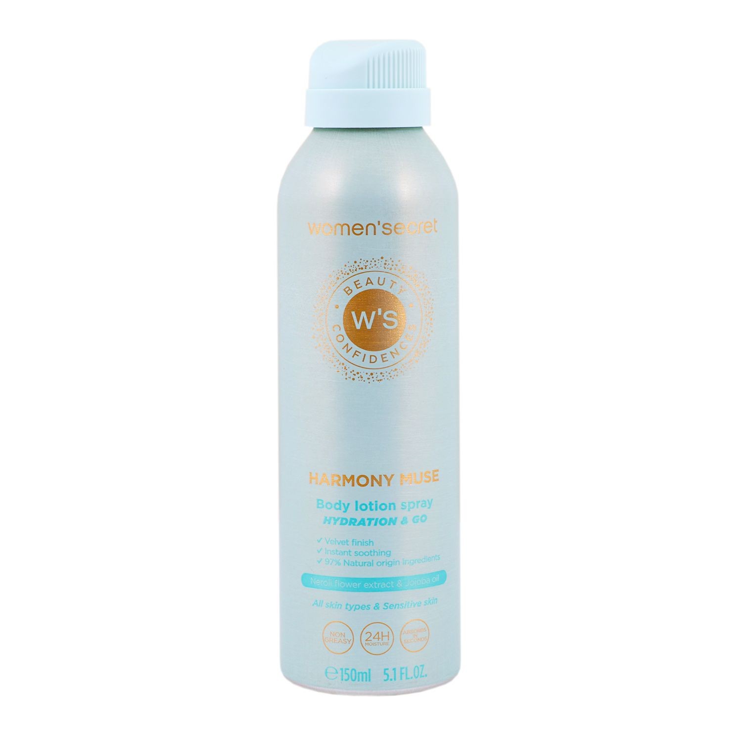 WOMEN SECRET HARMONY MUSE body lotion spray 150ml بخاخ لوشن للجسم من ومن سيكرت