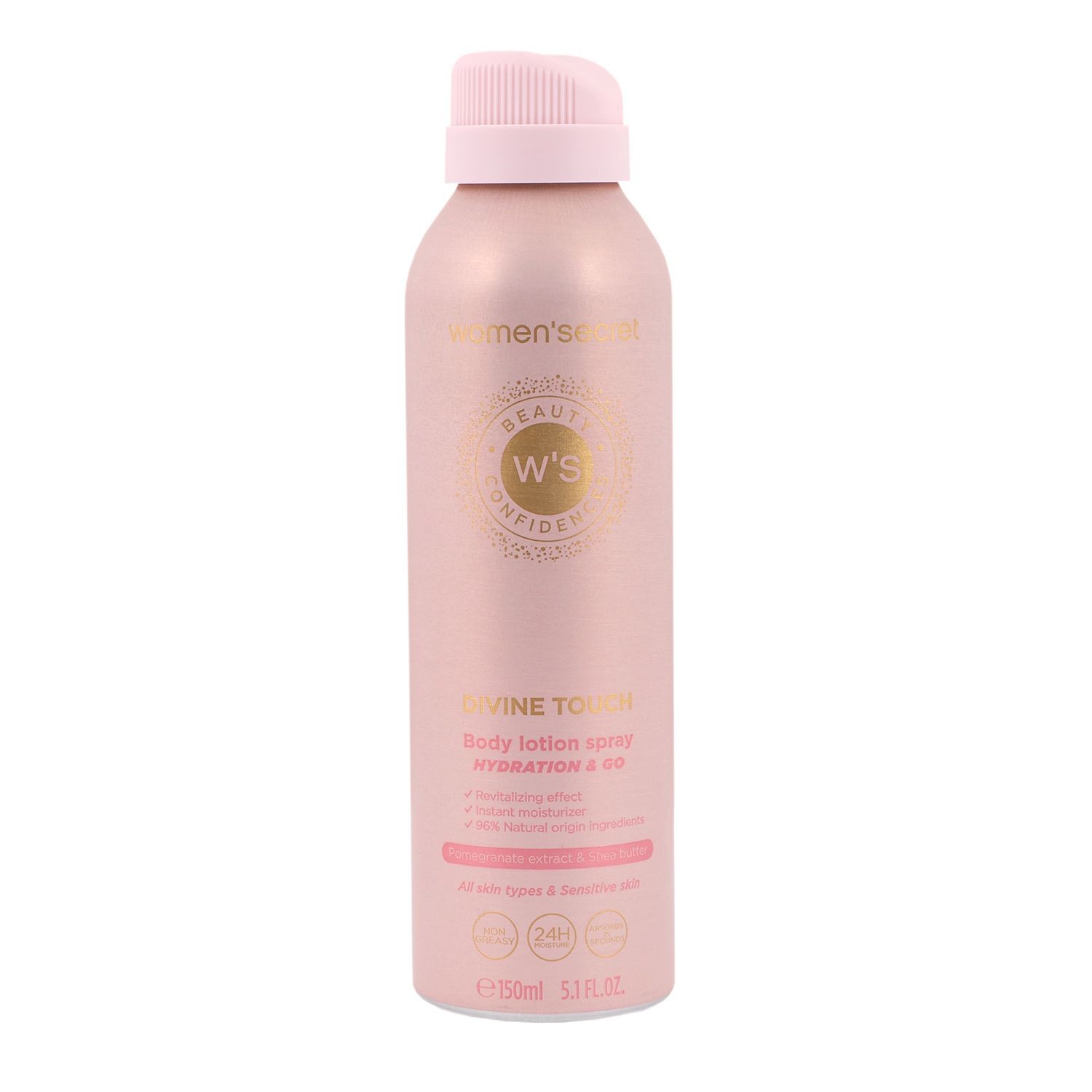 WOMEN SECRET DIVINE TOUCH body lotion spray 150ml بخاخ لوشن للجسم من ومن سيكرت