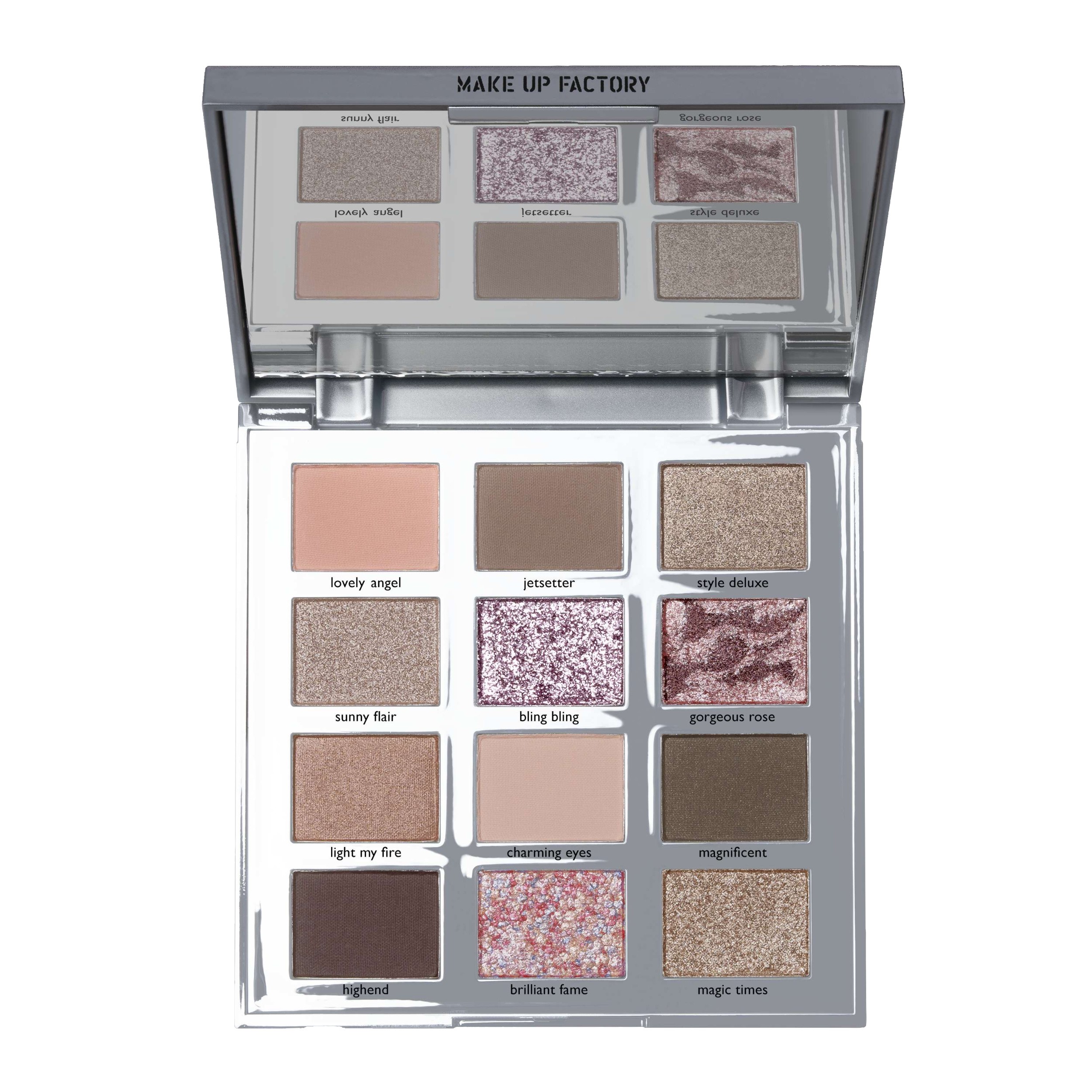 MAKE UP FACTORY Studio Star Eye Palette - 10 Legendary  لوحة ظلال العيون من ميك اب فاكتوري