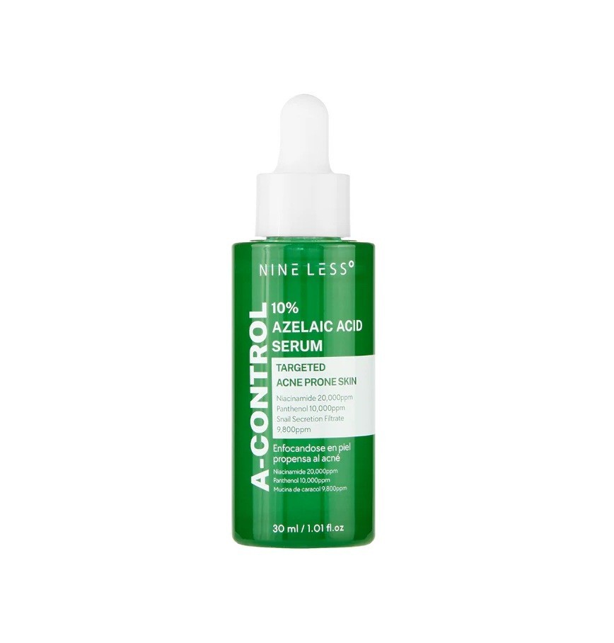 NINE LESS A-CONTROL 10% Azelaic Acid Serum 30ml  سيروم للبشرة من ناين ليس