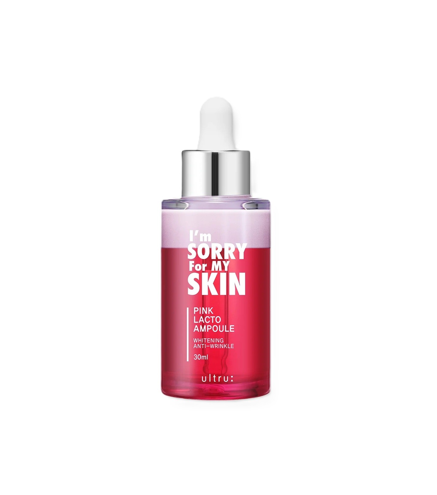 ULTRU: I'M SORRY FOR MY SKIN Pink Lacto Ampoule Serum 30ml  سيروم العناية بالبشرة