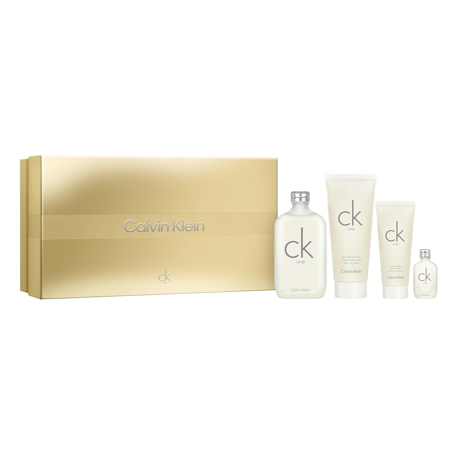 CALVIN KLEIN CK One Eau de Toilette Unisex Gift Set بكج هدايا للرجال و النساء من كالفن كلين