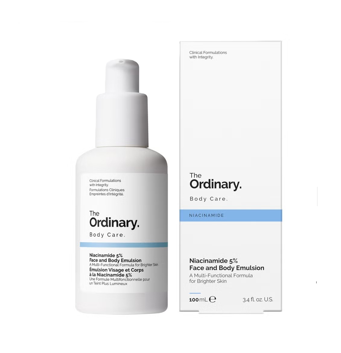 THE ORDINARY Niacinamide 5% Face and Body Emulsion 100ml سيروم توحيد لون البشرة و تقليل بقع البشرة من ذا اورديناري