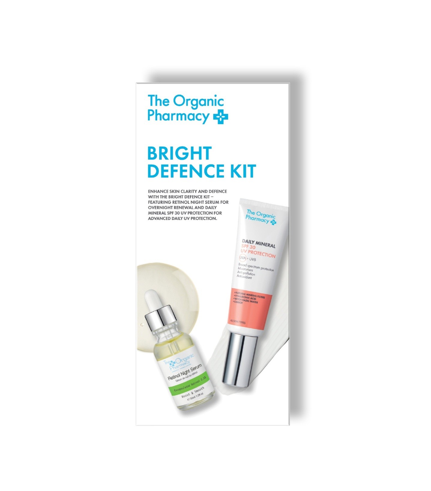 THE ORGANIC PHARMACY Bright Defence Kit ذا أورگانك فارمسي مجموعة العناية بالبشرة