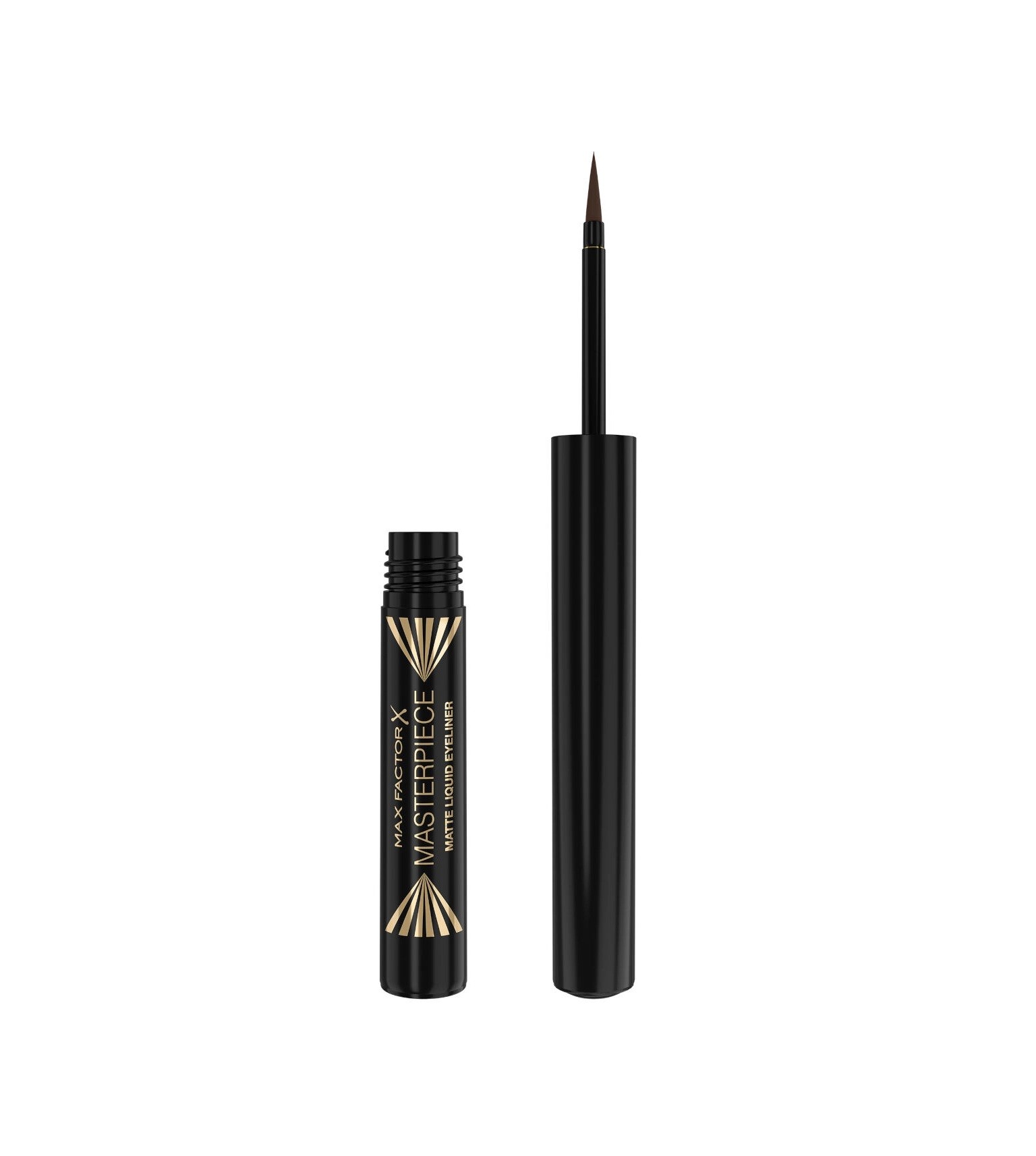 MAX FACTORY Masterpiece Waterproof Matte Liquid Eyeliner - 03 Espresso  قلم تحديد العيون من ماكس فاكتوري