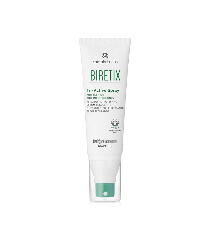 CANTABRIA LABS BIRETIX Tri-Active Spray 100ml  كانتابريا لابز بخاخ معالج لحبوب الجسم