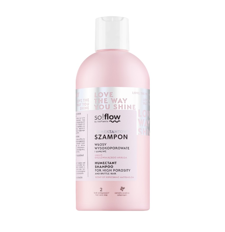 SO!FLOW Humectant Shampoo For High Porosity And Brittle Hair 400ml  شامبو مرطب للشعر ذو المسامية العالية والهش من سو فلو