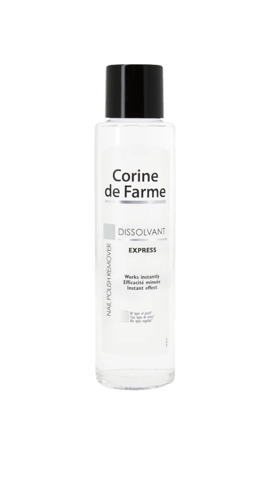 CORINE DE FARME EXPRESS DISSOLVANT 200ml كورين دي مزيل طلاء اظافر