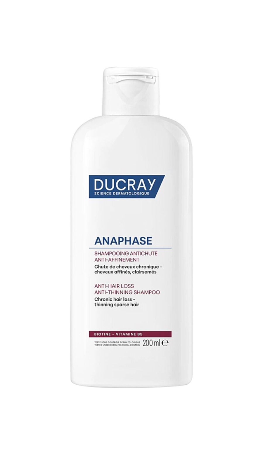 DUCRAY ANAPHASE+ ANTI-HAIR LOSS COMPLEMENT SHAMPOO 200ml  شامبو مضاد لتساقط الشعر من دوكري