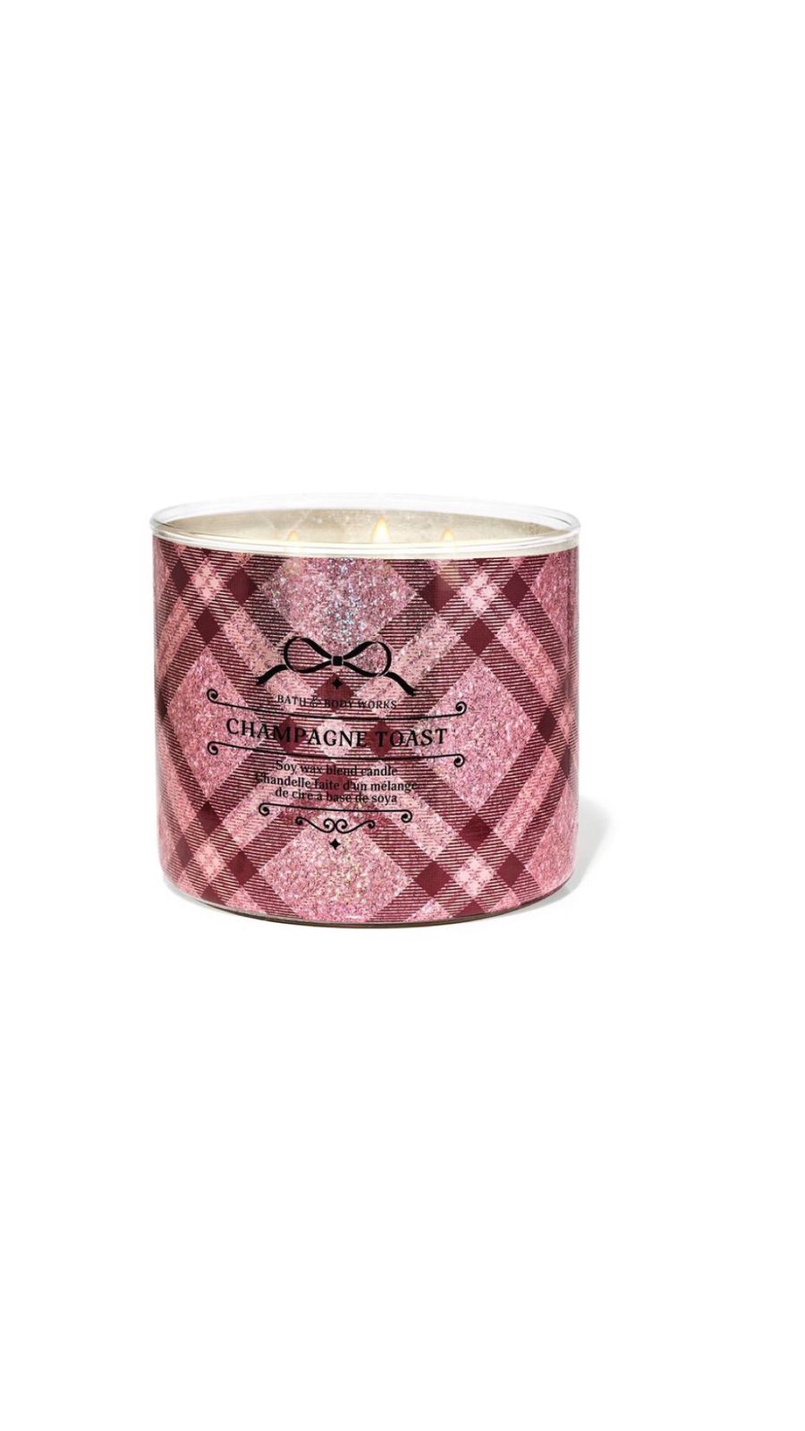 BATH & BODY WORKS  Champagne Toast 3-Wick Candle شمعة بثلاث فتائل من باث آند بودي وركس