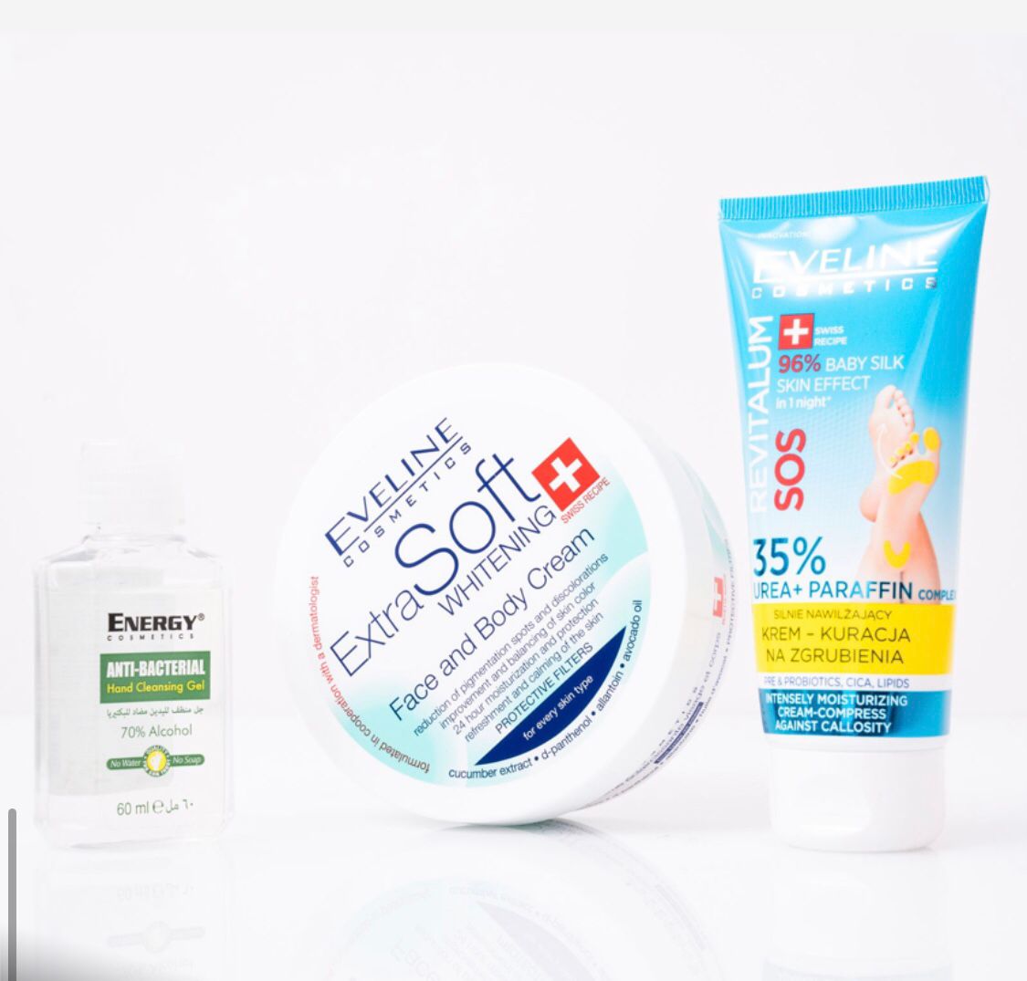 EVELINE COSMATICS CARE SET أيڤيلين مجموعة العناية بالوجه والجسم