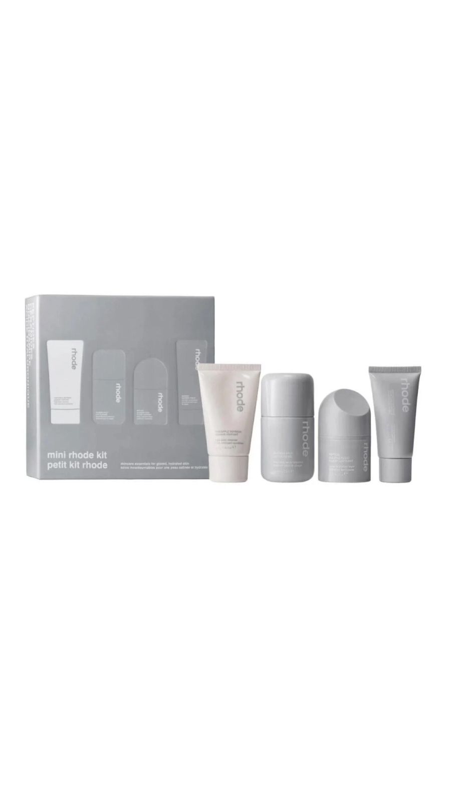 RHODE MINI RHODE KIT GLAZED SKINCARE ESSENTIALS مجموعة العناية المتكاملة بالبشرة من رودي