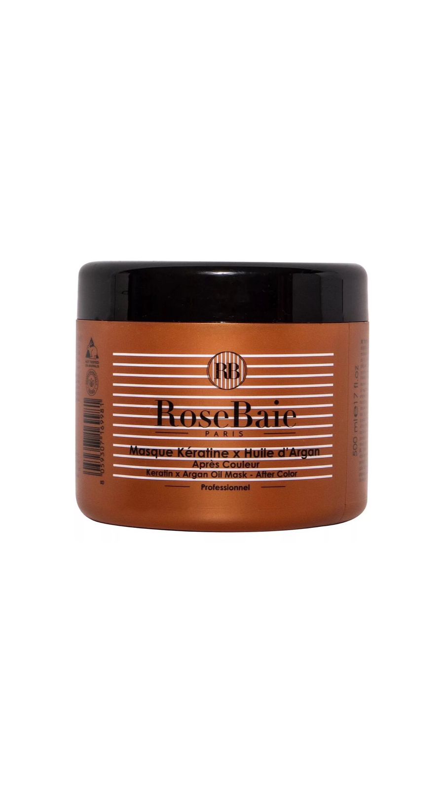 ROSEBAIE MASQUE KÉRATINE X HUİLE D'ARGAN APRÈS COULEUR KERATIN X ARGAN OIL MASK - AFTER COLOR PROFESSIONNEL روز باي ماسك للشعر المصبوغ