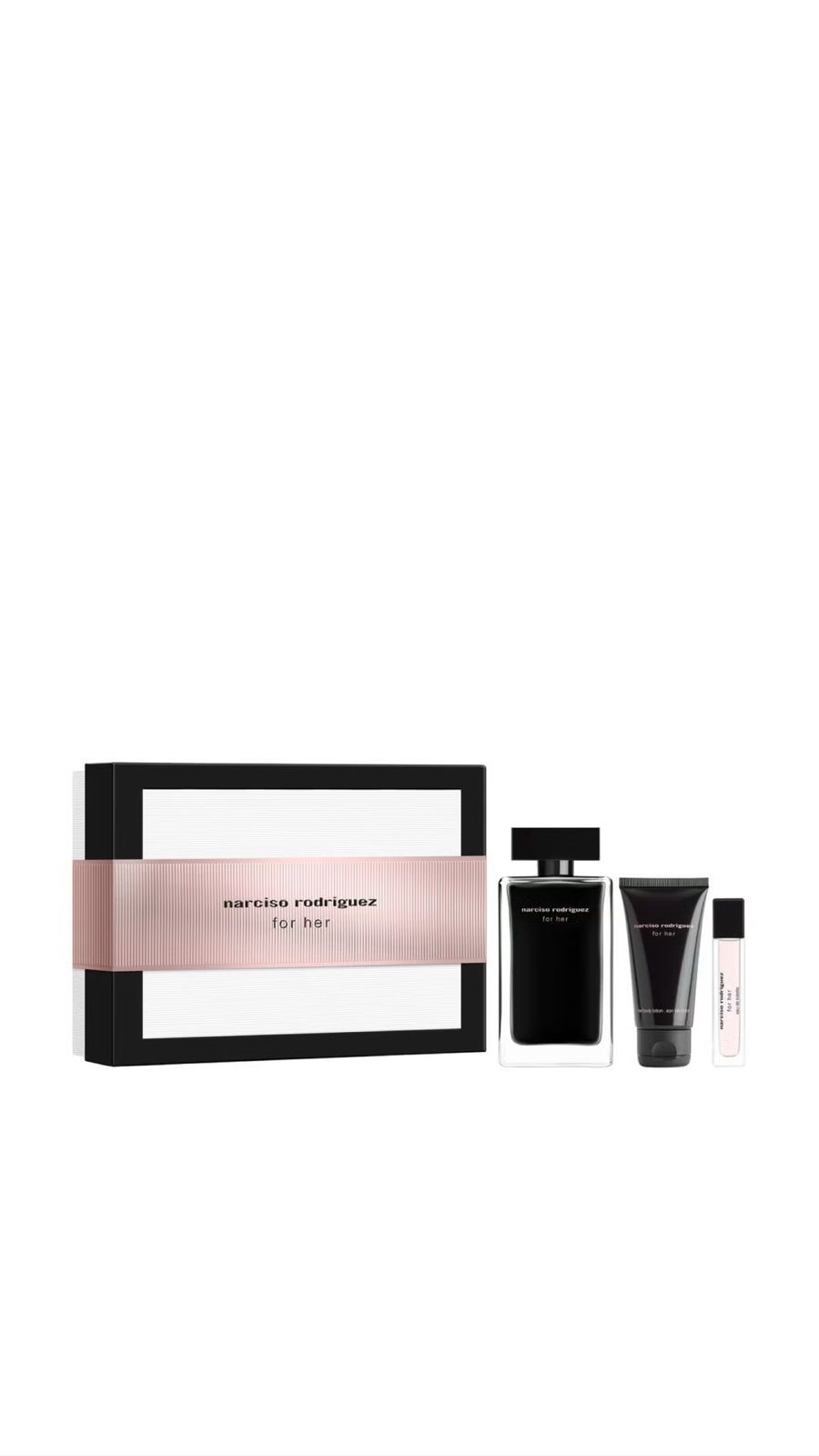 NARCISO RODRIGUEZ For Her Eau De Toilette Gift Set مجموعة هدايا للنساء من نارسيسو رودريغيز