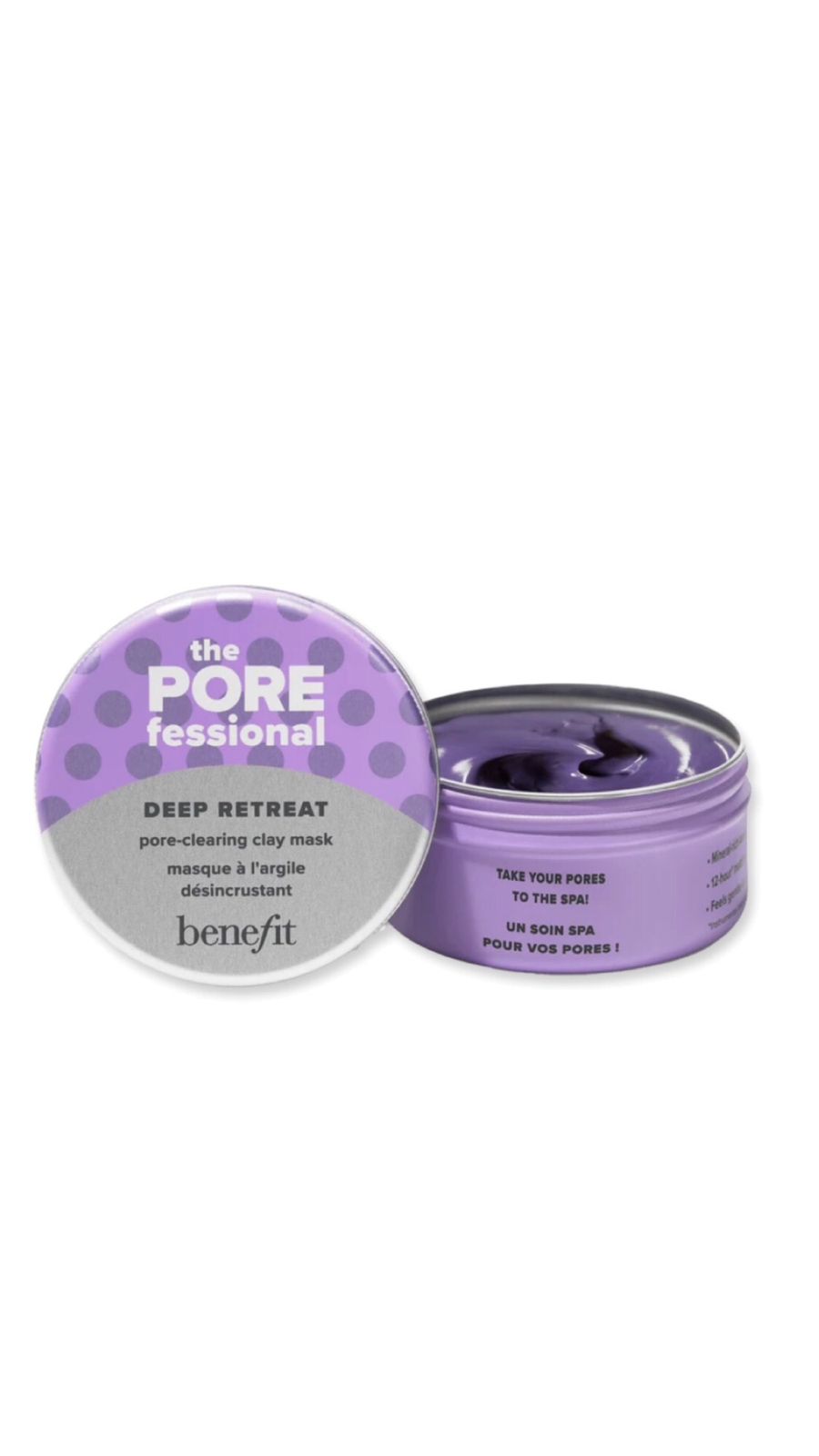 BENEFIT COSMETICS THE POREFESSIONAL DEEP RETREAT PORE-CLEARING KAOLIN CLAY MASK 75ml بينيفت ماسك الطين المنقي للبشرة