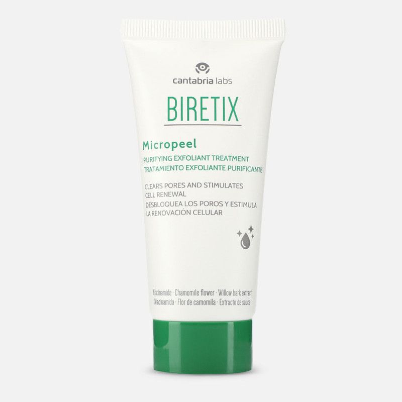 CANTABRIA LABS Biretix Micropeel Purifying Exfoliant Treatment 50ml مقشر ومنقي للبشرة  المختلطة والدهنية والمعرضة للحبوب من كانتابريا لابز