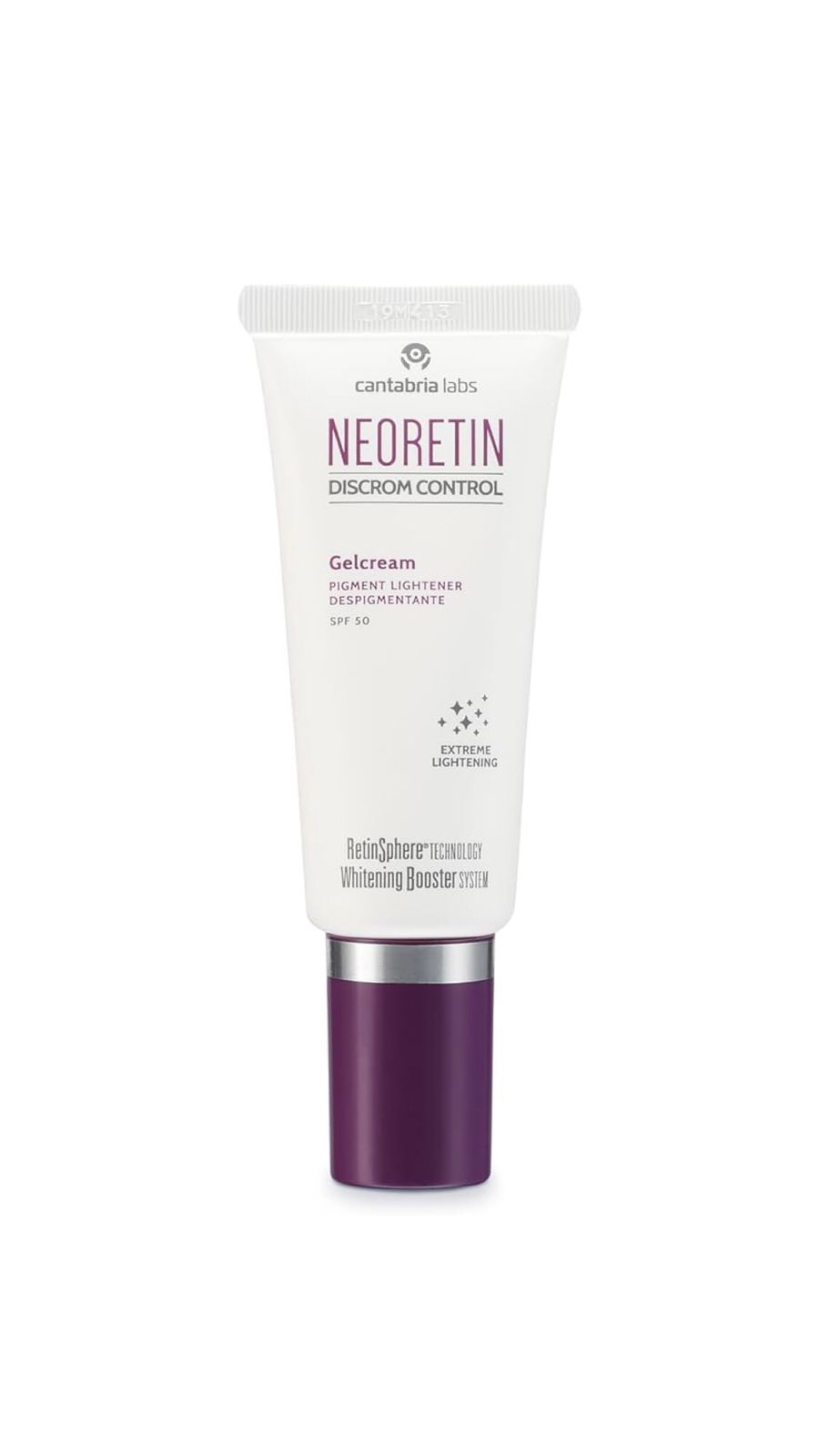 CANTABRIA LABS NEORETIN DISCROM CONTROL GEL CREAM SPF 50+ 40ml كانتابريا لابز جل كريم لتوحيد لون البشرة بعامل حماية من الشمس
